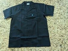 Uncommon Chef 0920 Classic Short Sleeve Cook Shirt Black size L