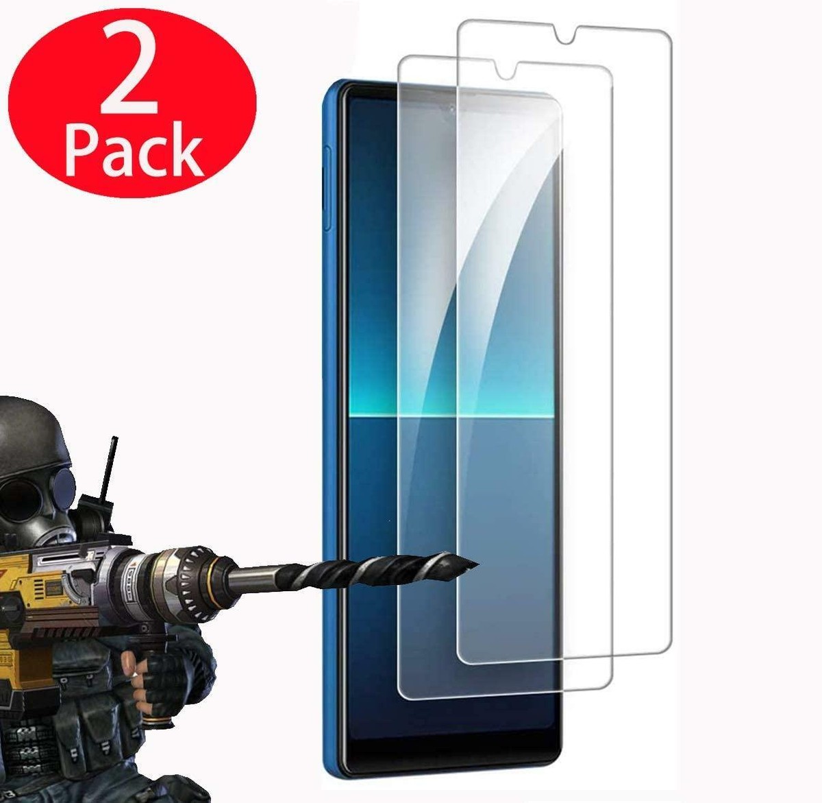 Lot De Films De Protection Verre Trempé Pour Sony Xperia XZ2 Premium - Anti-Rayures 9H