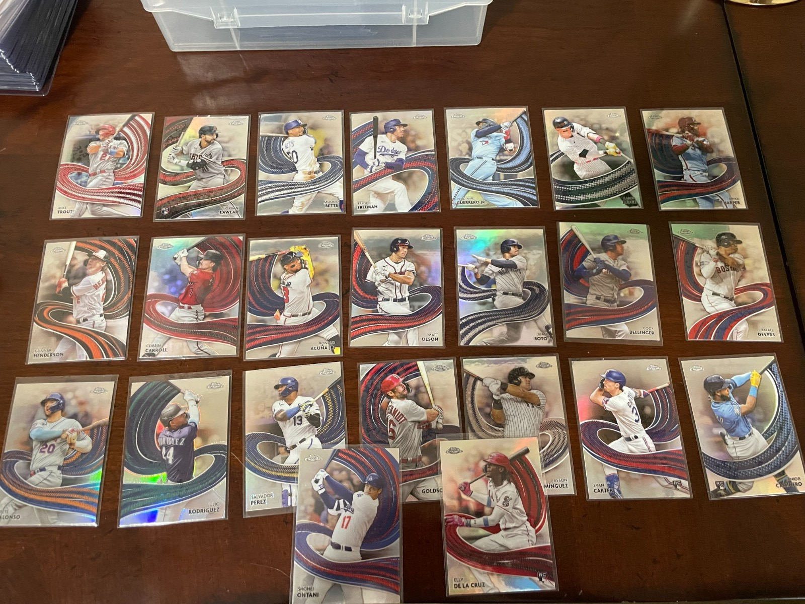 2024 Topps Chrome Strokes Insert Singles - Choose Your Player