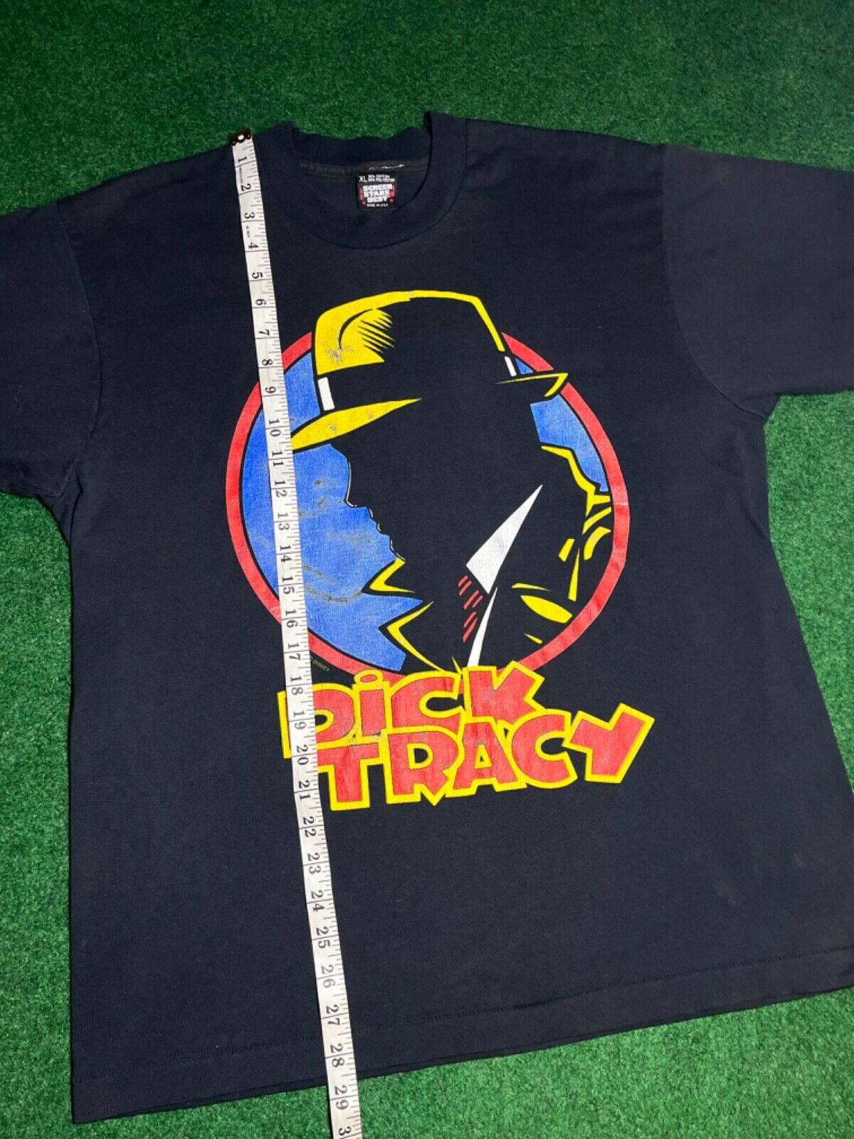 Dick Tracy Vintage 90s Screen Stars Graphic Mens … - image 4