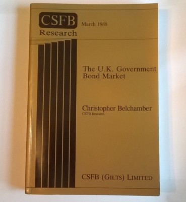 Rare Collectable 1988 UK Financial Markets Research Study Guide Text Book
