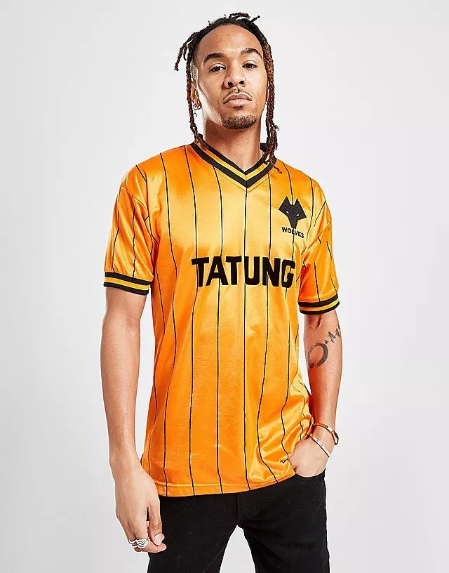 Wolves Medium Home Retro Football Shirt 1982 Adults Tatung M
