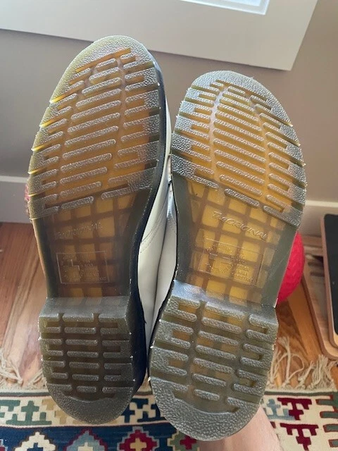 White Doc Martens Oxford Derbies Sz. 9-10 EU 42 Leather 1421 - Image 4 of 4