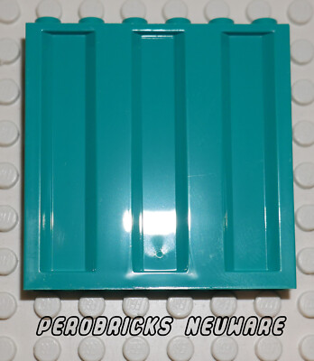 Lego 1 x Panel 1x6x5 dark turquoise Wellprofil #23405 NEUWARE