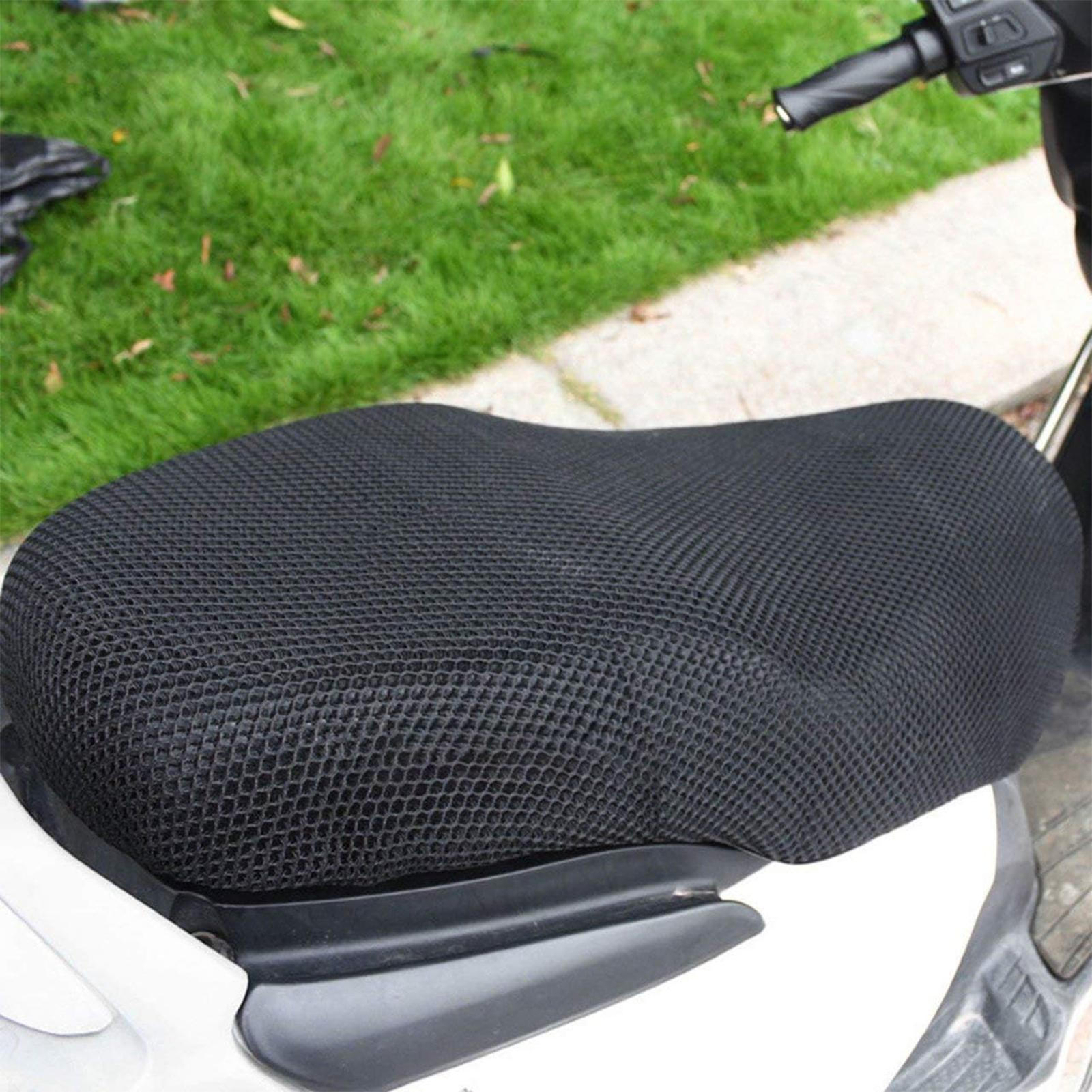 Cooling Motorcycle Seat Cover 3D Mesh Protector Cushion Breathable Sunscreen Mat