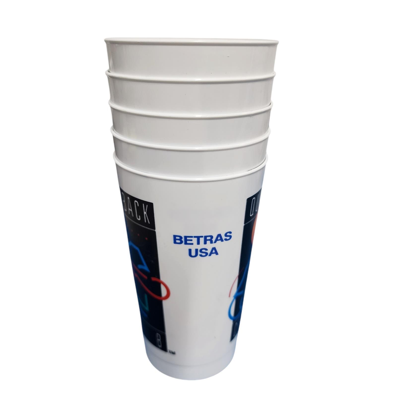 Vintage NFL Quarterback Club Stadium Cup Betras USA Set of 5