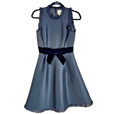 kate spade velvet bow fit and flare dress Lace Mikado Fitted Off-Shoulder Corset Wedding Gown with Train – Think  Bridal