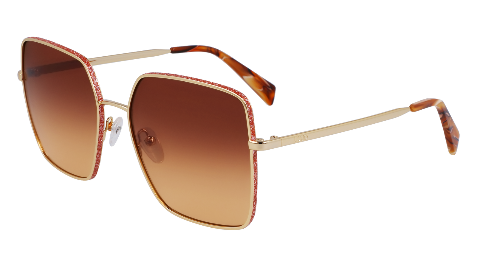 Stylish Liu Jo LJ158S 731 Gold Brown Sunglasses for Women, Perfect for Everyday Elegance and Glamour