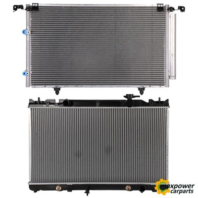 New Front Radiator & AC Condenser Cooling Kit For 2004-2006 Toyota Camry Solara