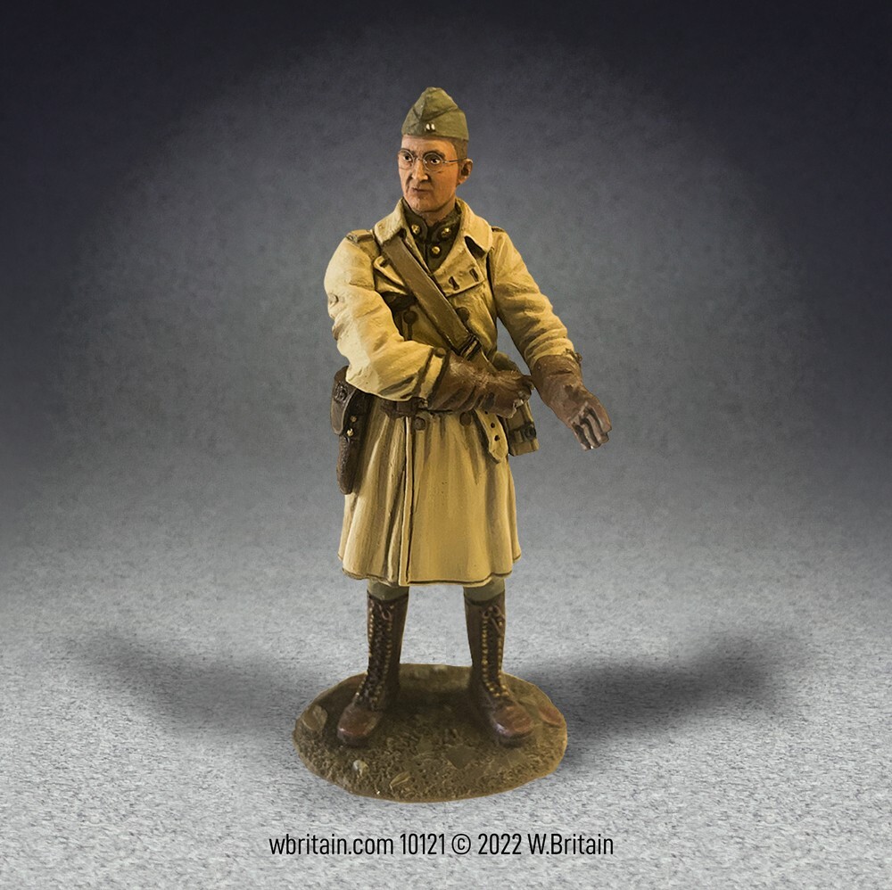 BRITAINS SOLDIERS MUSEUM 10121 - U.S. Captain Harry S. Truman, Battery D, 1918