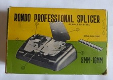 Rondo Professional vintage stainless steel cine splicer for 8mm - 16mm in box