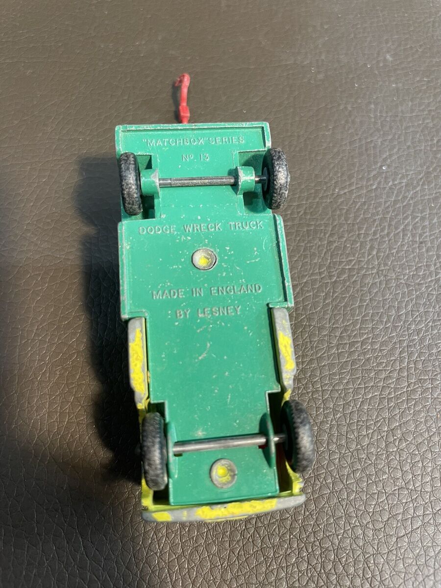 Dodge Wreck Truck No 13 Matchbox Series | eBay Dodge Wreck Truck No 13 Matchbox Series | eBay