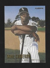 1996 Fleer Update Mike Cameron Rookie Chicago White Sox Matte Finish