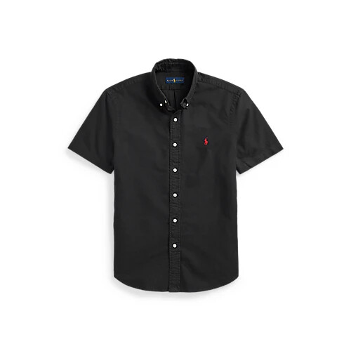 Polo Ralph Lauren Schwarz SS Garment-Dyed Oxford Hemd Herren Gr. 3XL - Big - Bild 4 von 4