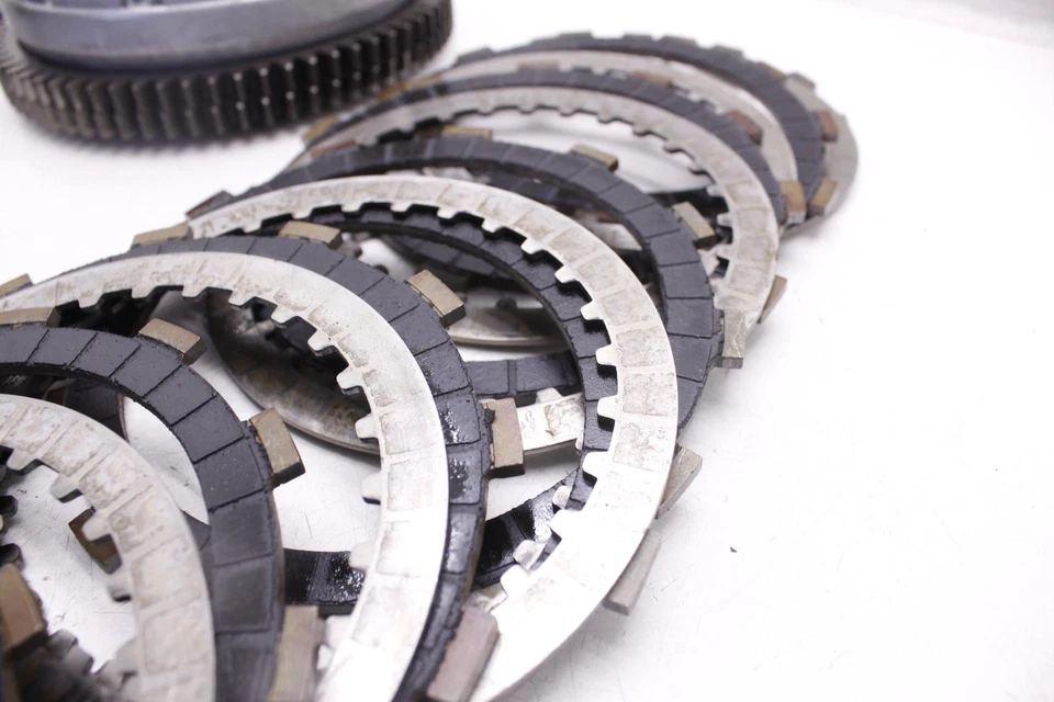 86 HONDA INTERCEPTOR 1000 VF1000R OEM COMPLETE CLUTCH W PLATES BASKET R11.BX15 - Image 3 of 4