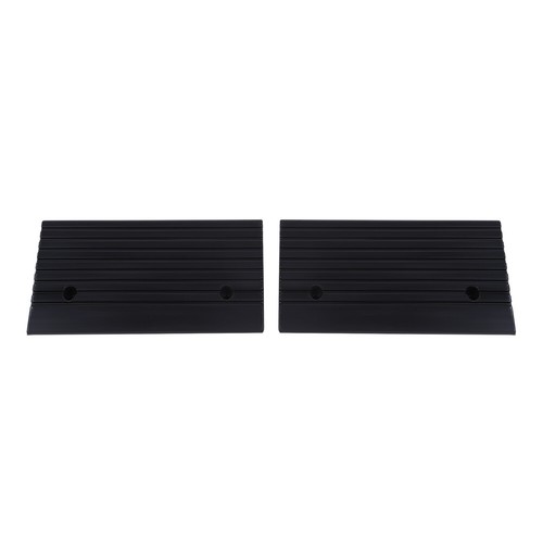 2Pcs Rubber Curb Ramp Shock Absorption for Kerb Car Scooter Motorbike Wheelchair - Picture 3 of 12