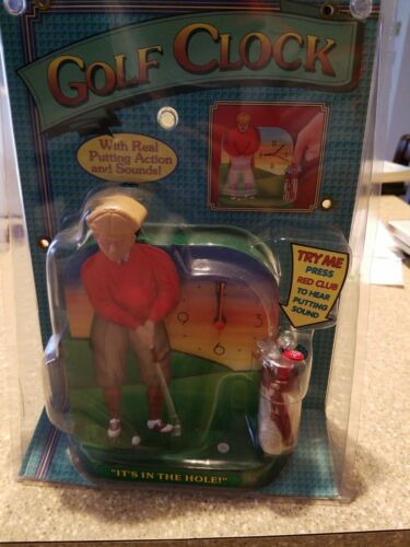 Golf clock with real putting action and sound - Picture 4 of 5