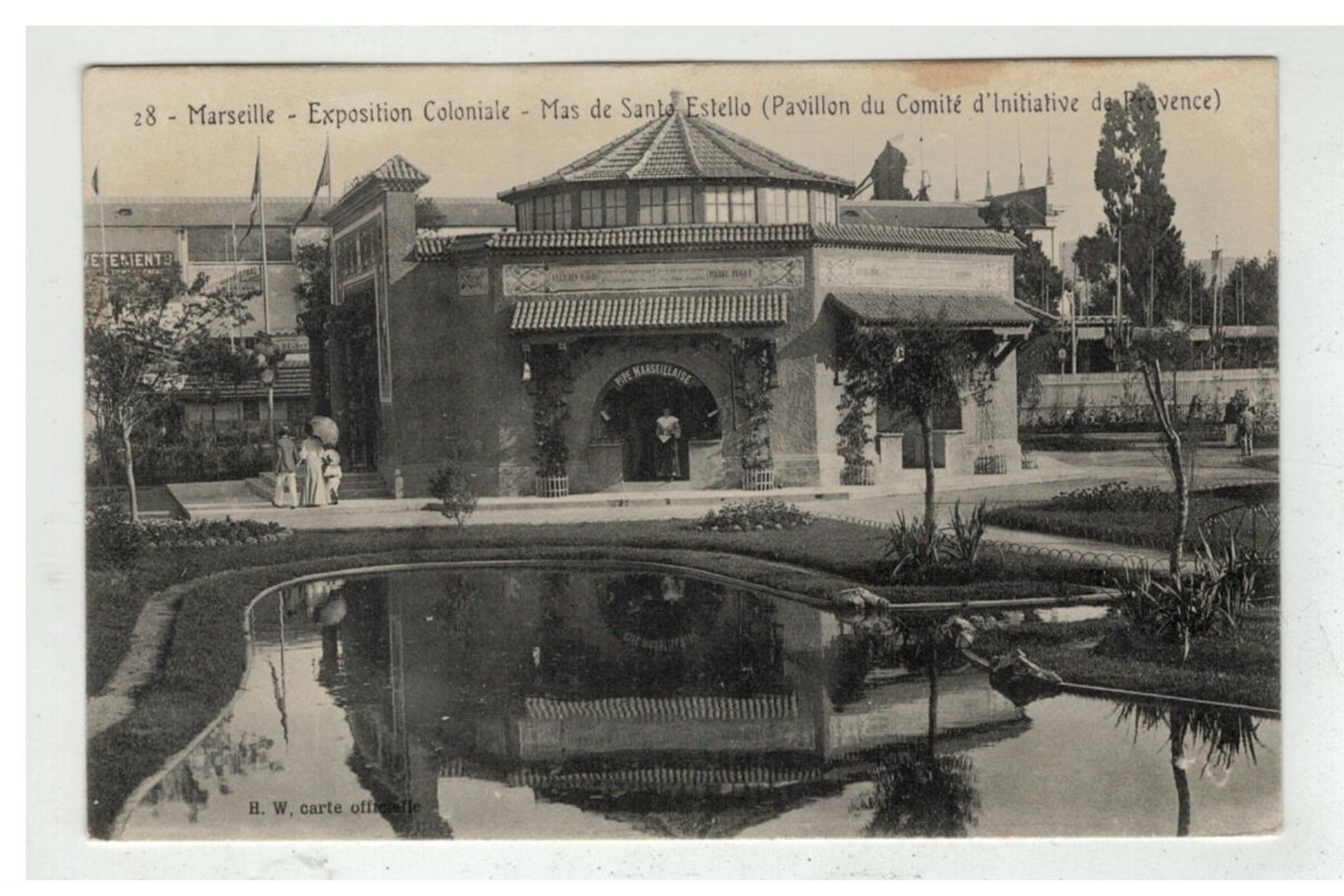 13 MARSEILLE Colonial Exhibition Estello Health Pavilion Committee