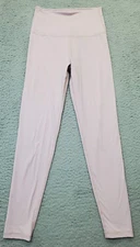 Industry Activewear Legging Womens XS Pink Nylon Stretch Skinny Leg Logo Pull On