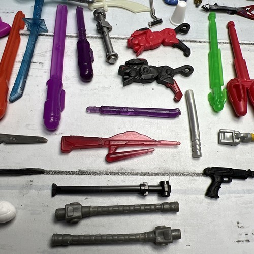 Lot Of Weapons / Accessories Swords Artillery Guns GI Joe Imaginext Power Ranger - Picture 8 of 13
