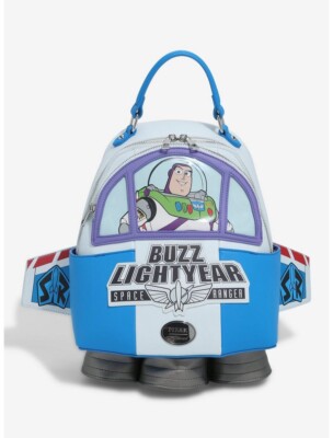 Disney Pixar Loungefly Mini Backpack – Buzz Lightyear Space Ranger Toy Story Toy Story 30th Anniversary Buzz Lightyear Glow Mini Backpack  main image 3