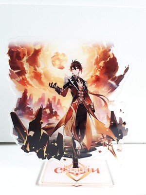 Anime/Manga Figur - Genshin Impact - Acrylständer - Earth Dragon Zhongli