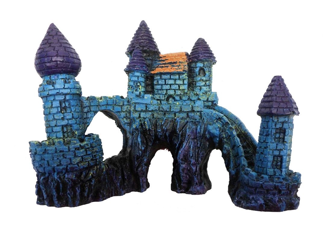 GREAT WALL CASTLE 150C REPLICA AQUARIUM DECOR FISH TANK RESIN ORNAMENT