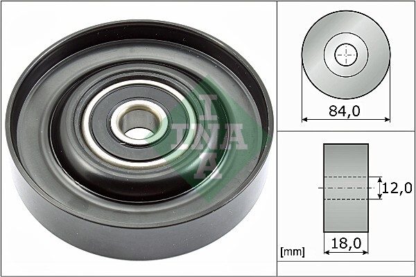 INA 532 0785 10 Deflection/Umlenkrolle, Keilrippenriemen FüR Nissan-image