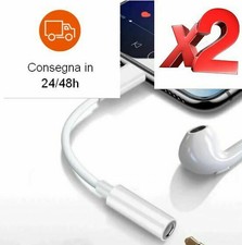 Apple MMX62ZM/A Adattatore da Lightning a Jack Cuffie (3,5 mm) - Bianco |  Acquisti Online su eBay