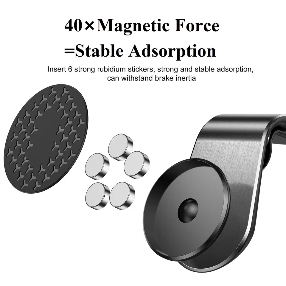 Автомобильный держатель для телефона с креплением на решетку вентиляции, автомобильный держатель - Изображение 3 из 4