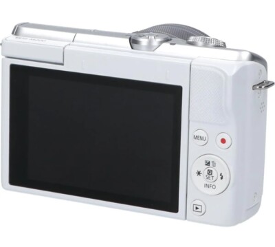 Canon EOS M200 15-45 14-45mm Lens Kit Silver White | eBay