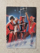 Boney M. Autogrammkarte, Hansa International, 4xsigniert