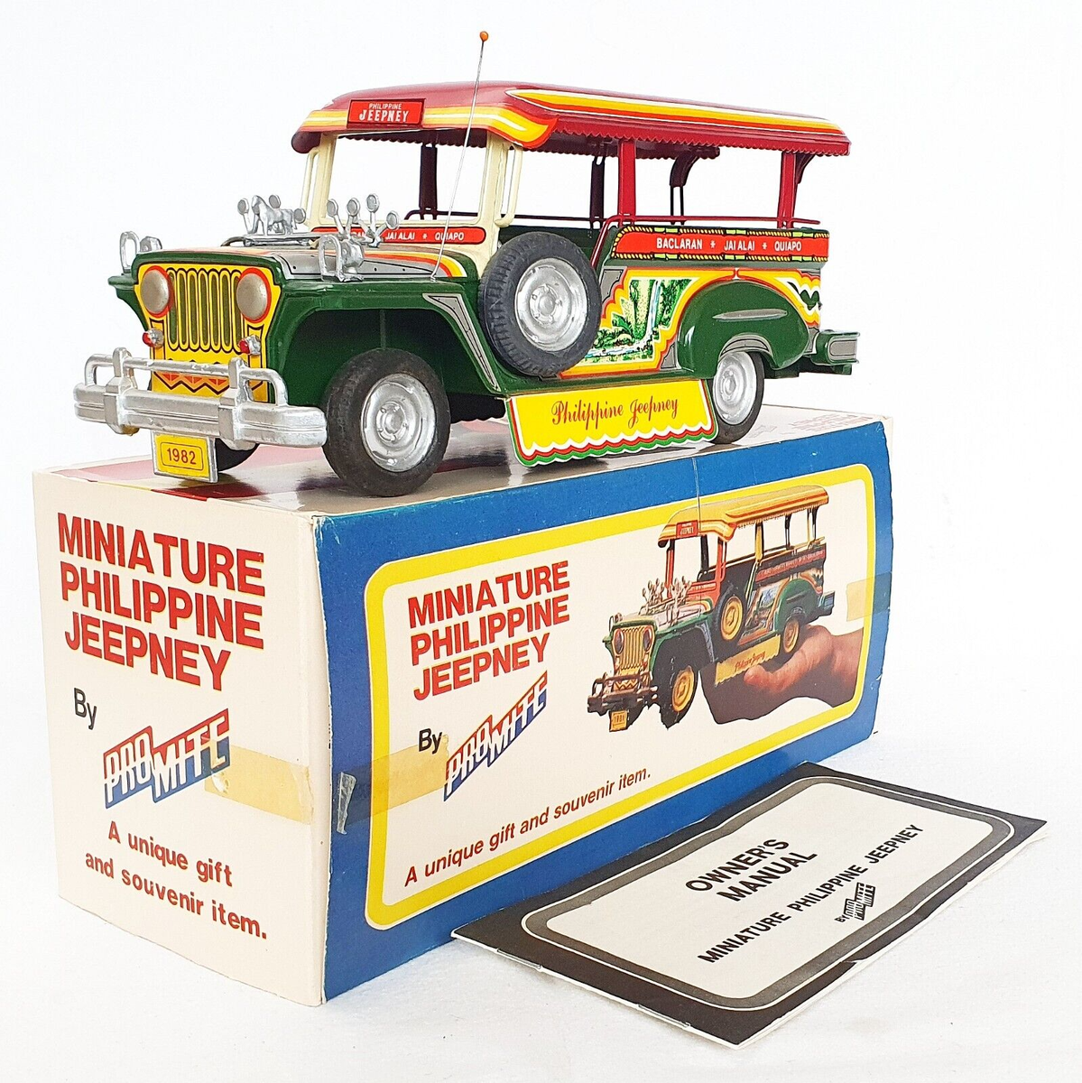 Pro-Mite Philippine 1:25 JEEP JEEPNEY Tourist Bus 1975 Model Car +