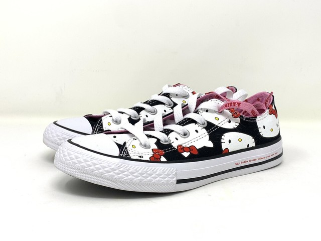 hello kitty girls converse