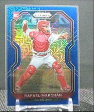 2021 Panini Prizm Baseball Rafael Marchan Blue Mojo Prizm /199 Phillies