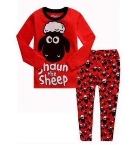 Kid Girls Boys Shaun The Sheep Dinosaur Animal Pyjamas Sleepwear Outfit Pjs Sets - Picture 50 of 51
