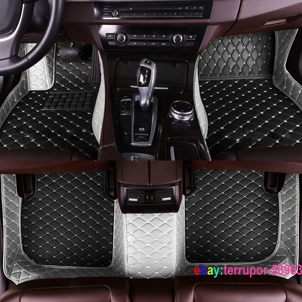 For Volkswagen Tiguan Waterproof Luxurious Non-slip Custom Liners Car Floor Mats Foto 3 de 4