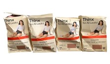 THINX Reusable Bladder Leak Underwear Hi-Waist Desert Rose 4 Pairs-Size M NEW