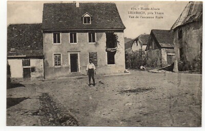 LEIMBACH - Alsace - Upper Rhine - postcard 68 - the old school