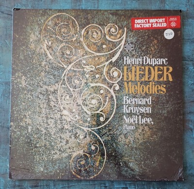 Henri Duparc  Lieder Melodies Gatefold LP  SEALED 
