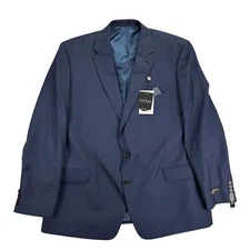 Lauren Ralph Lauren Mens UltraFlex Lattimore Classic Fit Suit Jacket Navy 50L