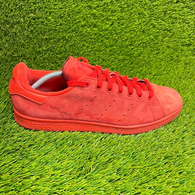 Adidas Stan Smith Power Red Mens Size Athletic Walking