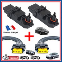 Temic Fensterheber Modul Elektrisch + Kabelbaum Stecker FüR Megane 2 Scenic 2