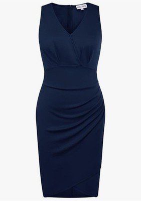 Hanna Nikole 16W Ruched Sheath Dress