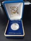 Expo 1986 Vancouver, Canada .999 Silver Medal in Original Case