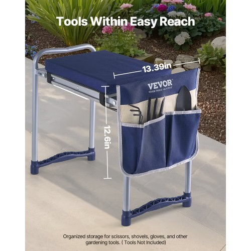 Garden Kneeler and Seat, 11 in Wide Thick Kneeling Pad, Heavy Duty Garden Kneel