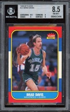Brad Davis Rookie Card 1986-87 Fleer #22 BGS 8.5. rookie card picture