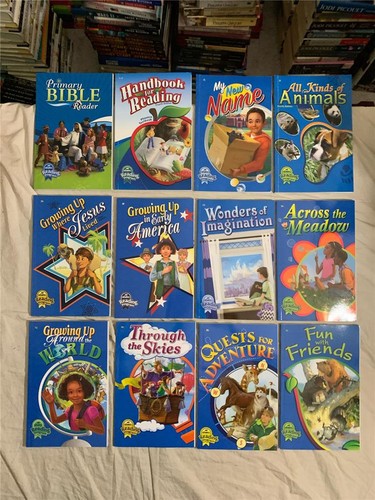 Lot of 12 Abeka Reading Program 2nd Grade Readers (2a - 2j) + Handbook, Bible - Picture 2 of 3