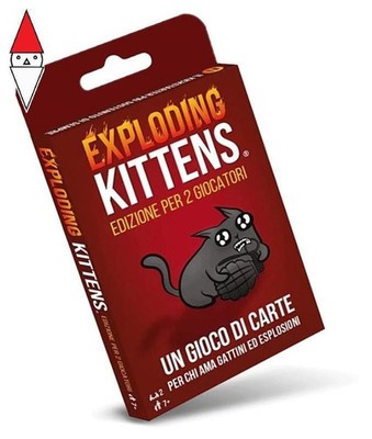 ASMODEE EXPLODING KITTENS BRETTSPIEL 2 SPIELER EDITION