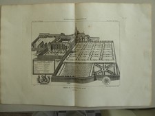 Gravure sur VERGE*ABBAYE DE St GILDAS DE RUYS*Morbihan*1869* PL No